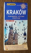 Kraków - plan miasta 1:20000 z roku 2021 Compass