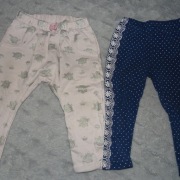 Zestaw 2x spodnie bawełniane Ergee r.80-86