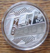 10 złotych Rok 2001 srebro