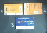 KARTA CZIPOWA / ZESTAW  DO WYBORU  / NR 1 błyszczaca /     POLECAM 