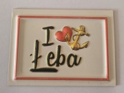 Magnes na lodówkę ŁEBA Morze Bałtyckie Hel Mielno Jurata (2K).