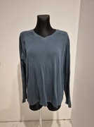 Granatowa męska koszulka z długim rękawem Livergy