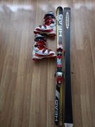 Narty Head160  wiązania Tyrolia buty Atomic26,5-27