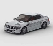 Klocki na wzór LEGO BMW M3 E46 Autko Samochodzik Sport Prezent Pudełko