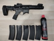 Duży zestaw asg repliki airsoft. Marushin, Maruzen, Golden Eagle, Novritch