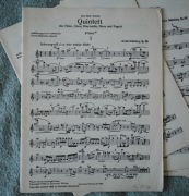 Arnold Schönberg – Kwintet dęty op. 26 Universal Edition, wszystkie głosy
