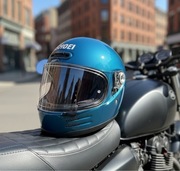 Shoei Glamster Laguna Blue rozm M retro cafe racer chopper Classic