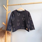 Bluza czarna 122 teatr maski teatralne bawełniana bawełna wygodna długi rę