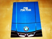 Prospekt BMW 728, 730, 733i E23 1978