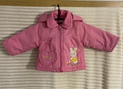 Prześliczna kurteczka dla dziewczynki ocieplana 98