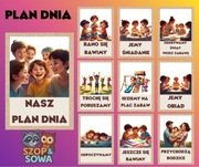 Plansze demonstracyjne przedszkole plan dnia rutyna plik PDF