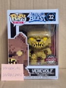 Funko Pop 8-Bit Altered Beast Werewolf (Gold) #32