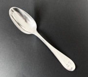 Łyżka srebro XVIII wiek ośrodek złotniczy Stolberg Saksonia złotnik Pape  