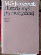 Historia myśli psychologicznej JAROSZEWSKI