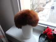 TOCZEK CZAPKA z lisa naturalnego obwód 58,5 cm