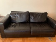 Kanapa skórzana,używana,fotel gratis