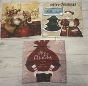 Poszewki na poduszki na święta Bożego Narodzenia i Mikołaja .