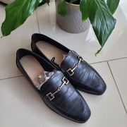 Mokasyny czarne rozmiar 38