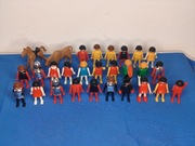 Playmobil Geobra duży zestaw figurek i akcesoriów – vintage – lata 70