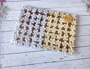 KWIATY papierowe z pręcikami Sztuczne kwiaty SCRAPBOOKING 2cm - 70 szt. 