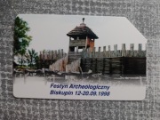 Karta telefoniczna Festyn Archeologiczny - Biskupin '98
