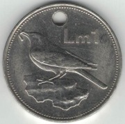 Malta 1 lira 1991  29,9 mm