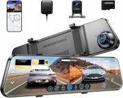 KAMERA SAMOCHODOWA Z WIFI, GPS, AZDOME 64GB, 12" PG17 4K DOTYKOWY EKRAN