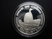 Gwatemala 1 quetzal 1994, srebrna moneta srebro