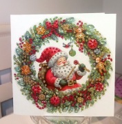 Kartka świąteczna koperta w komplecie 15 x 15 cm