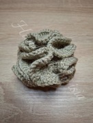 Ręcznie robiona na szydełku gumka do włosów Scrunchie