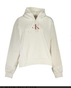 Kremowa bluza z kapturem Calvin Klein R.S nowa