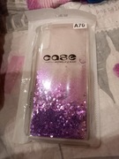 Nakładka brokat fioletowa Samsung A70 