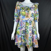 Sukienka Nobody’s Child kolorowa mini lato 38 M boho