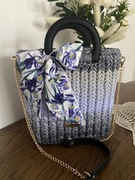 Handmade torebka koszyk z paskiem 