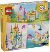 LEGO 31175 zamek Creator 3w1 - klocki zamek z jednorożcem