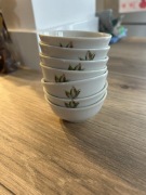 Miseczki małe szklane Chiny , Japonia