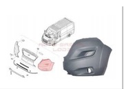 Narożnik zderzaka PRZEDNI LEWY Citroen Jumper Peugeot Boxer Fiat Ducato 14 