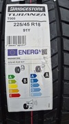 225 55 R18 Bridgestone Turanza T005 91Y opony letnie kpl.