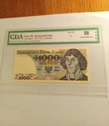 Banknot 1000 zł Seria D 1975 GDA 58