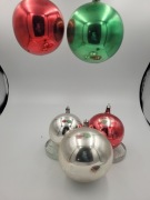 Bombka choinkowa  prl kula giga 15 cm