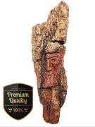 Kora drzewa rzeźba ludowa słowiańska drewno folk maska głowa