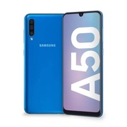 Smartfon Samsung Galaxy A 50 niebieski + 2 x etui