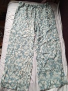 Spodnie turkusowe, wide leg, lyocell, rozmiar 42, Zara