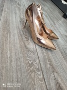 Buty szpilki champange