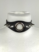 NOWY Naszyjnik Choker Obroża Gothic Czarny Gotycka Gotycki