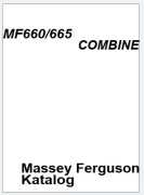 Katalog części kombajn  Massey Ferguson MF 660, MF 665