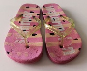 lekkie piankowe klapki japonki rozmiar 36 – 23 cm różowe dz