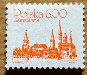 2591 z podlepką, * kasowany, Polskie miasta na starych rycinach