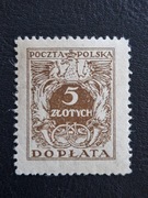 D79 I ** Dopłata 5zł 1924r.