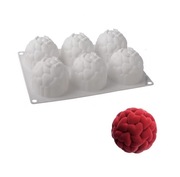 KULA z SERDUSZEK 6gn forma silikonowa 23*16*5.4 do Pieczenia Monoporcje 